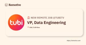 [Hiring] VP, Data Engineering @tubitv